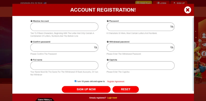 Registering Jilivs For New Players To Join In Just 1 Minute 1 instructions for registering Jilivs specifically and quickly