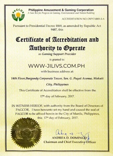 licensed by Pagcor